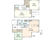 【神奈川県/横浜市旭区善部町】旭区善部町　新築戸建　B号棟 間取り図