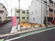 【東京都/荒川区町屋】東京都荒川区町屋3丁目新築戸建 建築中の外観