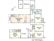 【東京都/江戸川区松江】江戸川区松江5丁目 中古戸建 間取り図