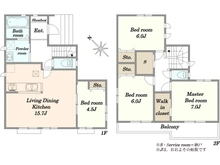 【千葉県/市川市大野町】市川市大野町3丁目 新築戸建G号棟 間取り図