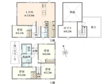【東京都/江戸川区平井】平井三丁目新築一戸建B棟 間取り図