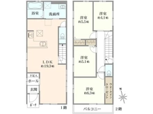 【兵庫県/伊丹市鈴原町】伊丹市鈴原町　2期1棟 間取り図