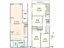 【兵庫県/尼崎市塚口町】塚口町6丁目　2期　2号棟 間取り図
