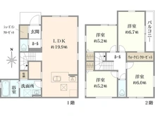 【兵庫県/尼崎市東園田町】東園田町3期1号棟 間取り図