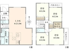 【兵庫県/尼崎市東園田町】東園田町3期2号棟 間取り図