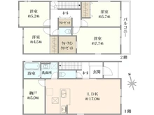 【兵庫県/尼崎市東園田町】東園田町3期3号棟 間取り図
