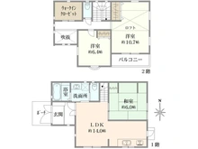 【兵庫県/尼崎市東園田町】尼崎市東園田町3丁目 間取り図