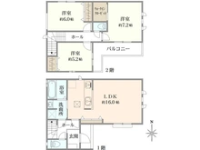 【兵庫県/尼崎市食満】ハートフルタウン尼崎食満6丁目 間取り図