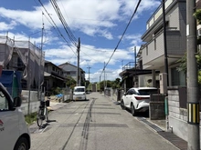 【兵庫県/尼崎市東園田町】ハートフルタウン　A号棟 前面道路