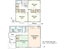 【千葉県/千葉市緑区誉田町】千葉市緑区誉田町2丁目　中古戸建 間取り図