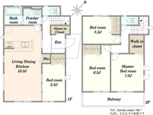 【千葉県/千葉市花見川区長作台】千葉市花見川区長作台二丁目　新築戸建　13期 間取り図