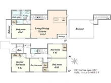 【千葉県/千葉市美浜区磯辺】千葉市美浜区磯辺四丁目　新築戸建　2号棟 間取り図