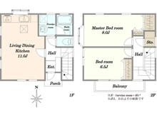 【千葉県/市川市国分】市川市国分7丁目　中古戸建 間取り図