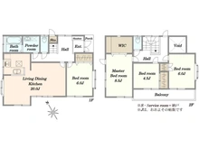 【千葉県/佐倉市中志津】佐倉市中志津2丁目23-14 間取り図