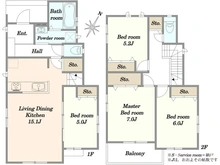 【千葉県/千葉市中央区星久喜町】千葉市中央区星久喜町　B号地 間取り図
