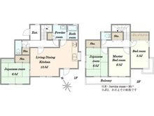 【千葉県/千葉市花見川区千種町】千葉市花見川区千種町　中古戸建て 間取り図