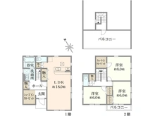 【千葉県/千葉市若葉区若松町】千葉市若葉区　若松分譲　12号棟 間取り図