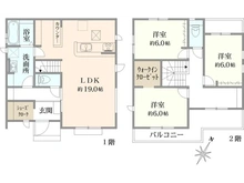 【東京都/清瀬市中里】GRAFARE 清瀬市中里22期　9号棟 間取り図