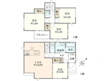 【埼玉県/新座市大和田】新座市大和田 間取り図