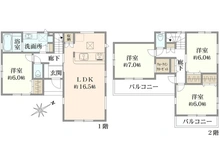 【埼玉県/所沢市大字上安松】所沢市上安松　2期 間取り図