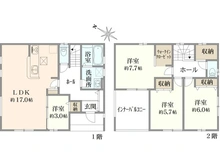 【埼玉県/所沢市大字中富】所沢中富　6号棟 間取り図