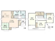 【埼玉県/入間市扇台】入間市扇台5期　2号棟 間取り図