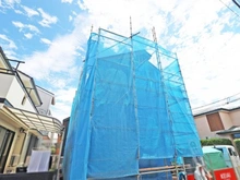 【東京都/東久留米市小山】東久留米市小山3丁目　新築戸建 建築中の外観