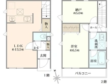 【東京都/西東京市富士町】西東京市富士町4丁目第11 1号棟 間取り図