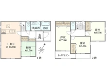 【埼玉県/狭山市入間川】狭山市入間川2丁目　1号棟 間取り図