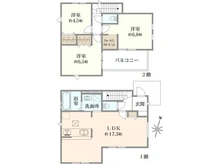 【東京都/東久留米市氷川台】東久留米市氷川台5期　1号棟 間取り図