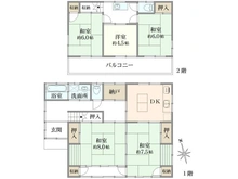 【東京都/東村山市久米川町】東京都東村山市久米川町4丁目 間取り図