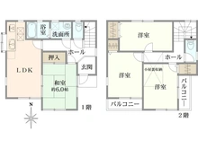【東京都/東村山市久米川町】東村山市久米川町2丁目 間取り図