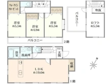 【埼玉県/所沢市大字荒幡】所沢市大字荒幡　 中古戸建 間取り図