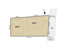 【千葉県/船橋市海神】船橋市海神4丁目 中古一戸建て 配置図