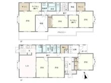 【神奈川県/海老名市国分寺台】海老名市国分寺台1丁目 中古一戸建て 間取り図