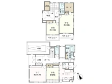 【東京都/町田市つくし野】町田市つくし野2丁目 中古一戸建て 間取り図