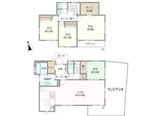 【神奈川県/横浜市保土ケ谷区上菅田町】横浜市保土ケ谷区上菅田町 中古一戸建て 間取り図