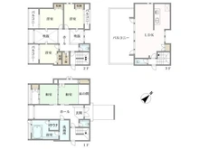 【神奈川県/鎌倉市稲村ガ崎】鎌倉市稲村ガ崎1丁目 中古一戸建て 間取り図