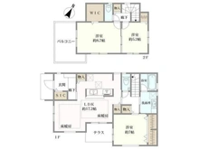 【東京都/稲城市東長沼】稲城市東長沼 中古一戸建て 間取り図