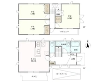 【東京都/小平市回田町】小平市回田町 中古一戸建て 間取り図