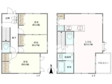 【東京都/練馬区春日町】練馬区春日町2丁目 中古一戸建て 間取り図