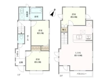 【東京都/世田谷区北烏山】世田谷区北烏山4丁目 中古一戸建て 間取り図