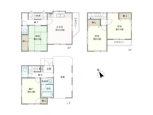 【千葉県/市川市平田】市川市平田2丁目 中古一戸建て 間取り図