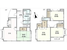 【東京都/国立市富士見台】国立市富士見台3丁目 中古一戸建て 間取り図