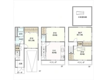 【大阪府/高槻市栄町】高槻市栄町2丁目 中古一戸建て 間取り図