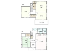 【大阪府/枚方市池之宮】枚方市池之宮2丁目 中古一戸建て 間取り図