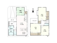 【大阪府/豊中市山ノ上町】豊中市山ノ上町 中古一戸建て 間取り図