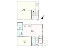 【大阪府/豊中市大島町】豊中市大島町1丁目 中古一戸建て 間取り図