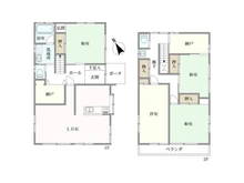 【東京都/日野市日野本町】日野市日野本町2丁目 中古一戸建て 間取り図