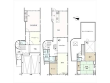 【東京都/北区岸町】北区岸町1丁目 中古一戸建て 間取り図